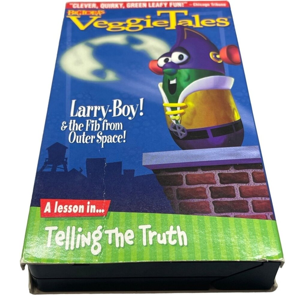 Veggie tales VHS tape telling the truth 30 min not rated READ